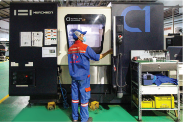 A variety of cutting-edge machines