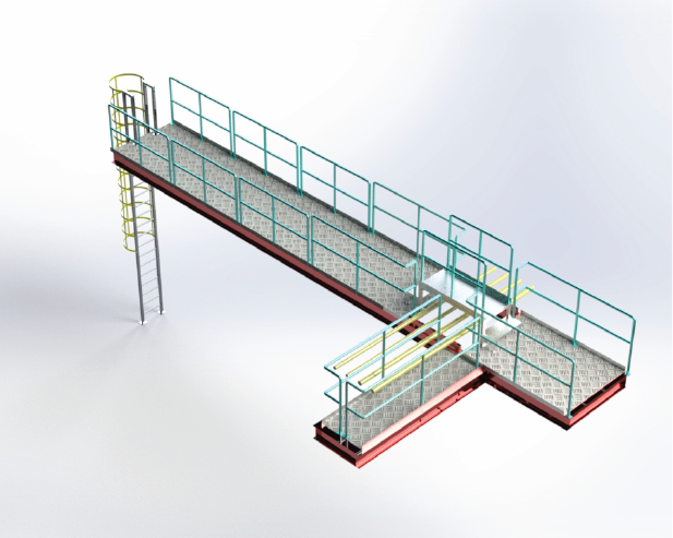 Cầu thang - Sàn thao tác